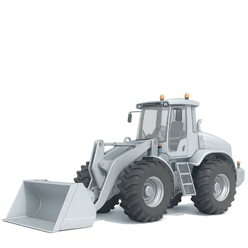 Tracktor and front-end loader